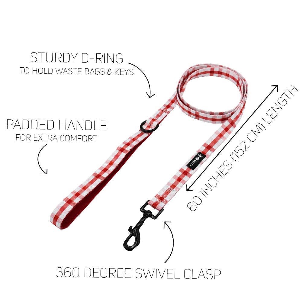 Dog Fabric Leash - Picnic Fur Two