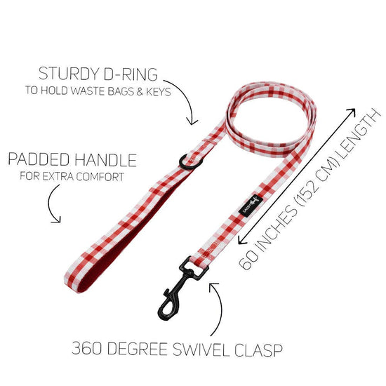 Dog Fabric Leash - Picnic Fur Two