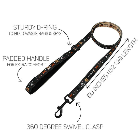 Fabric Leash - Fab Frenchies