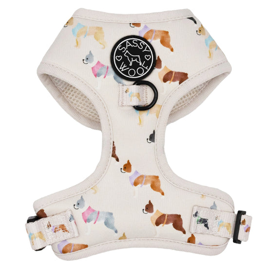 Dog Adjustable Harness - Bold Boston Terriers