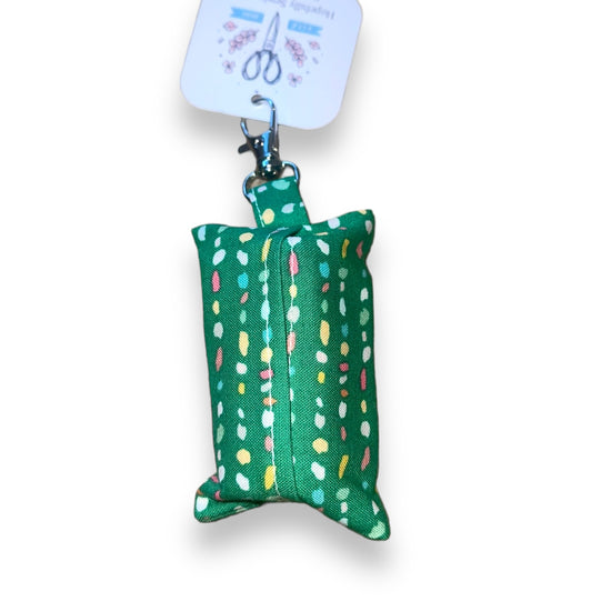 Green dots Poop Bag Holder