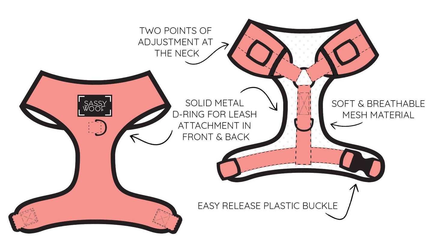 Dog Adjustable Harness - Weens Club