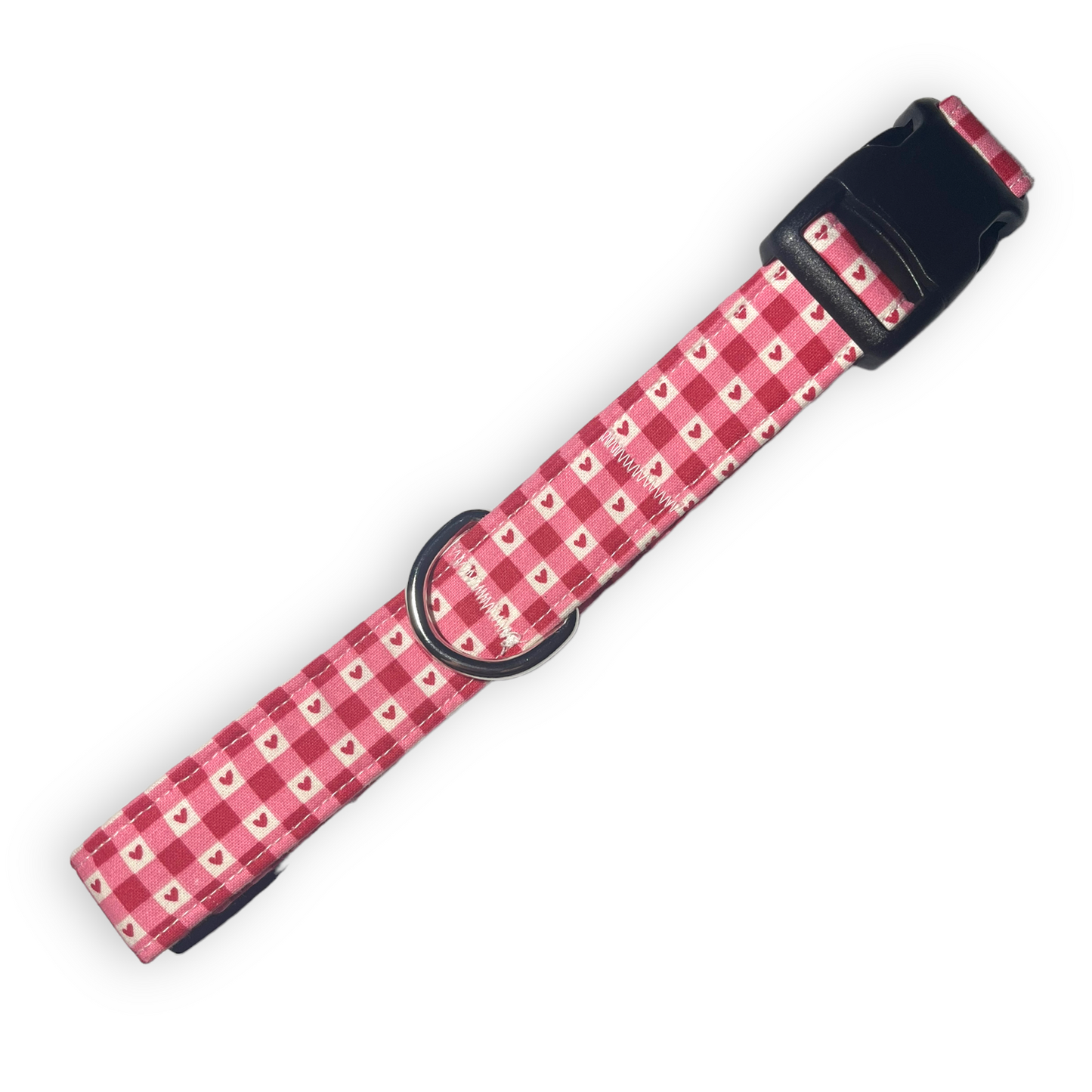 Plaid Hearts Collar